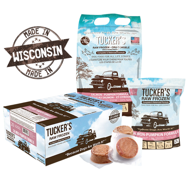 Tucker's Salmon & Pumpkin Raw Frozen Dog Food