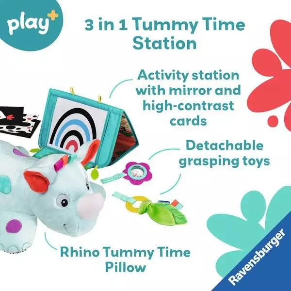Tummy Time Station: Rhino
