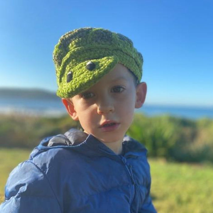 Turtle Beanie - Velour - letsdressup.com.au - Boys Accessories