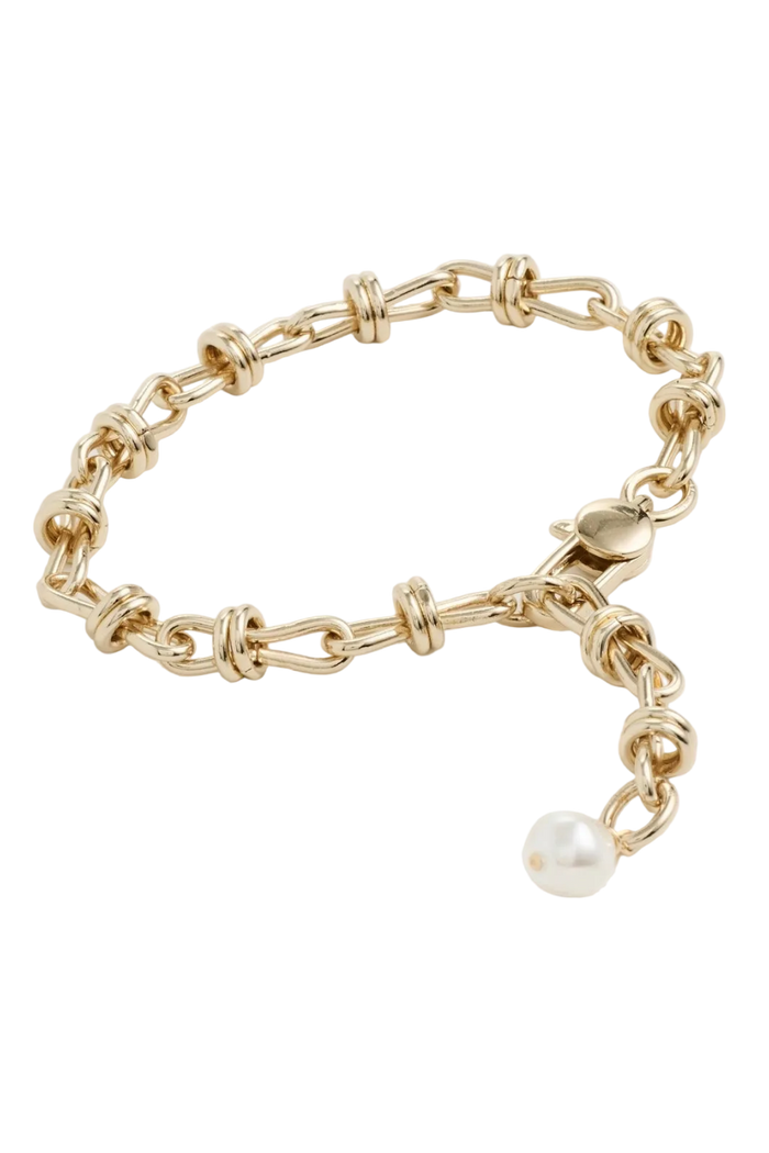 Sophie Blake NY Tyla Love Knot Bracelet in gold