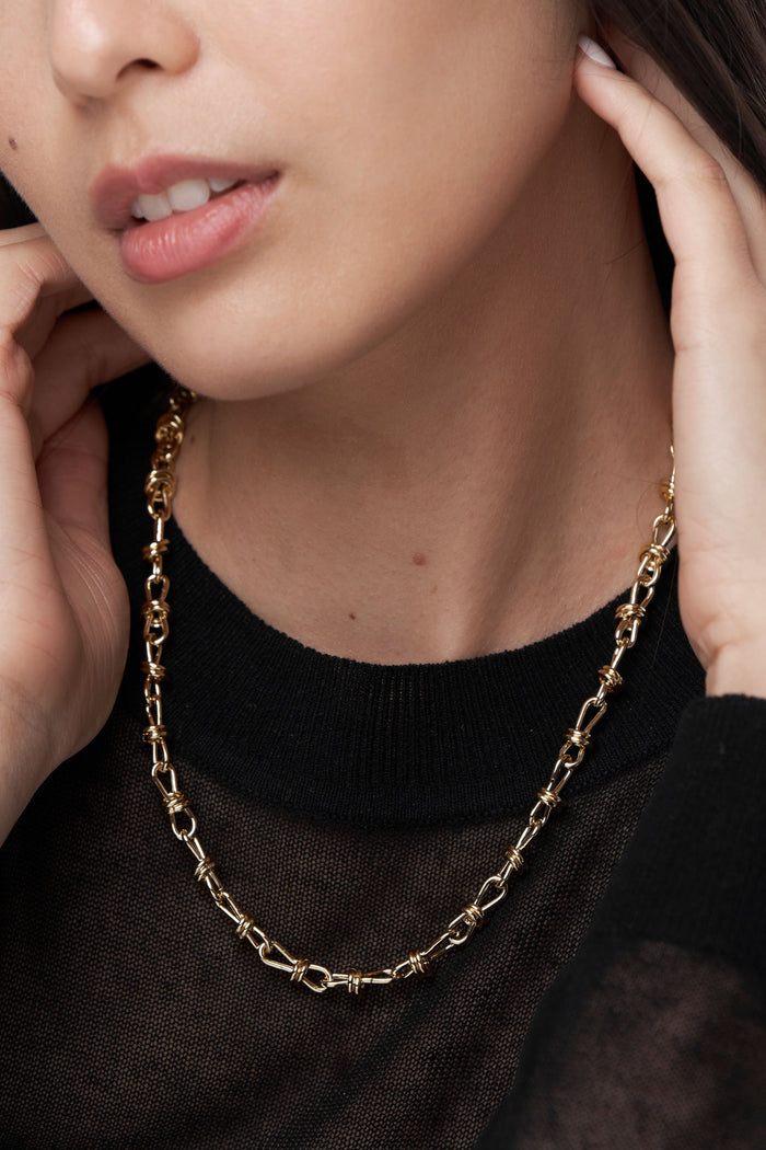 Tyla Love Knot Necklace