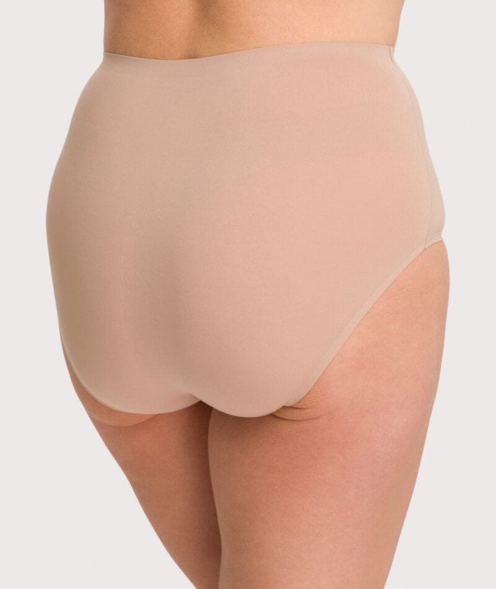 Underbliss Invisibliss No Show Seamless Full Brief 2 pack - Nude Knickers
