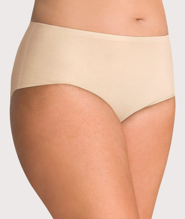 Underbliss Invisibliss No Show Seamless Full Brief 2 pack - Nude Knickers