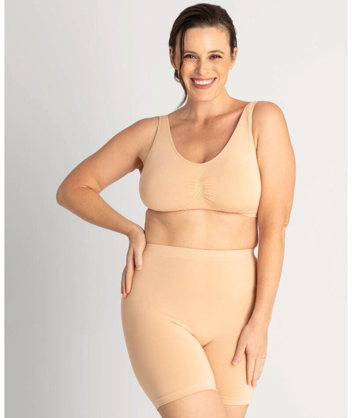 Underbliss Seamless Bamboo Blend Comfort Wire-Free Bra - Frappe Bras