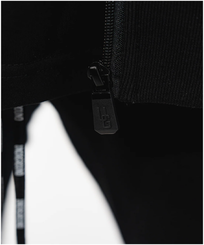 UNDRGROUND Black 3D Embroidered Trackpants