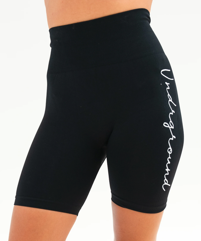 UNDRGROUND Booty Shaper Bike Shorts (Black)