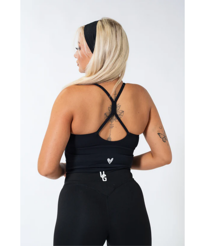 UNDRGROUND Buttery Sports Singlet (Black)