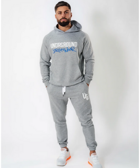 UNDRGROUND Graphic Hoodie (Grey)