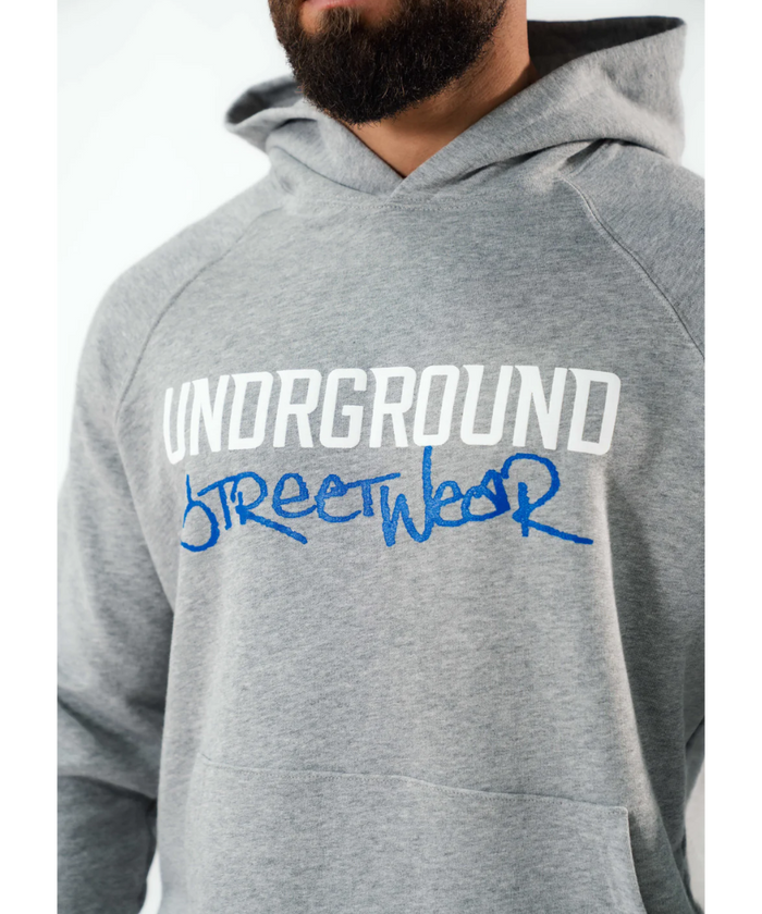 UNDRGROUND Graphic Hoodie (Grey)