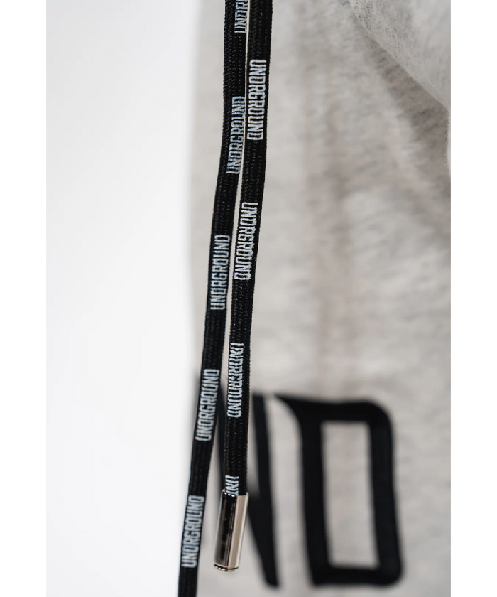UNDRGROUND Grey 3D Embroidered Trackpant