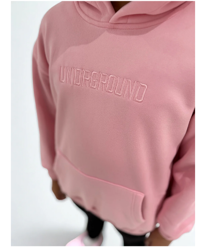 UNDRGROUND Kids Moving In Silence Hoodie (Pink)