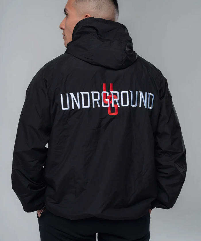 UNDRGROUND Lightweight Pull Over Half Zip (Black)