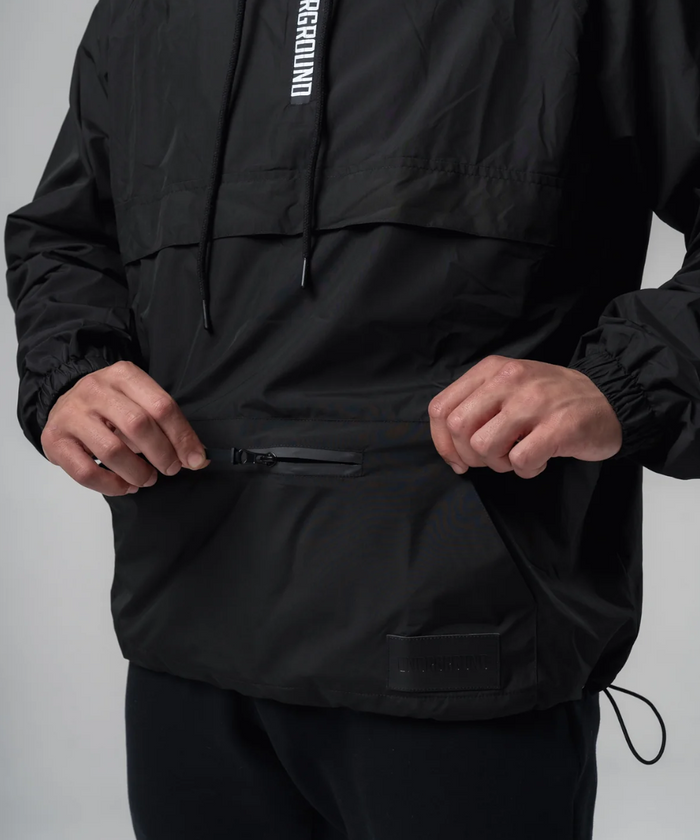 UNDRGROUND Lightweight Pull Over Half Zip (Black)