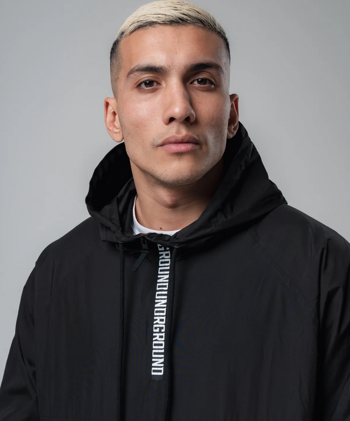 UNDRGROUND Lightweight Pull Over Half Zip (Black)