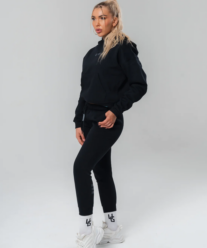 UNDRGROUND Oversized Reflective Hoodie (Black)