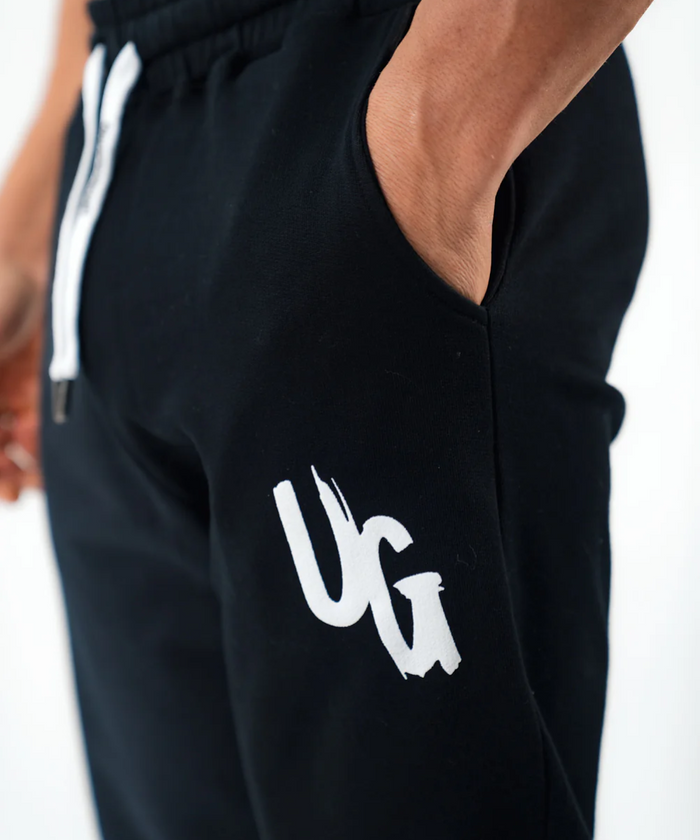UNDRGROUND Puff Print Joggers (Black)