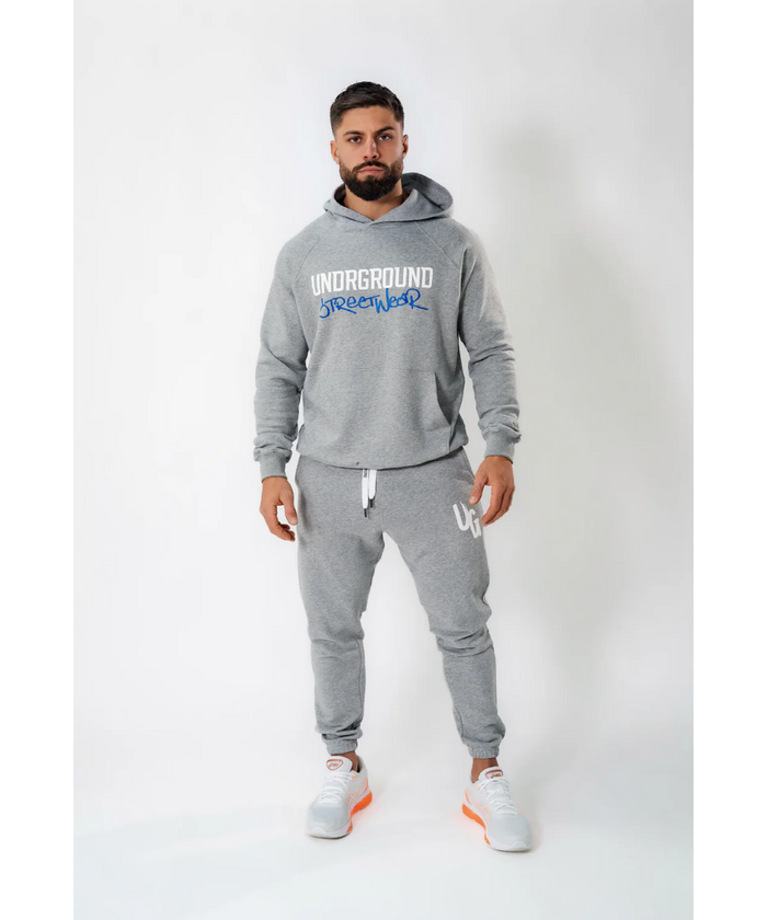 UNDRGROUND Puff Print Joggers (Grey)