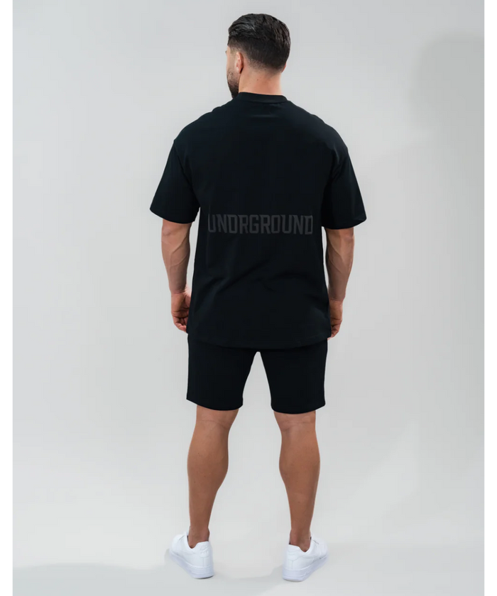 UNDRGROUND Relaxed Fit Tee (Jet Black)