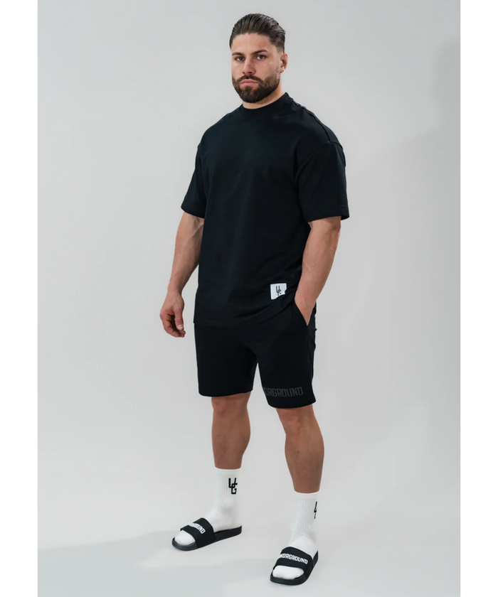 UNDRGROUND Relaxed Fit Tee (Jet Black)