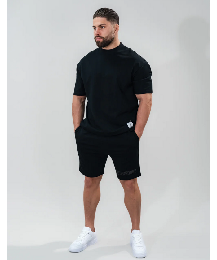 UNDRGROUND Relaxed Fit Tee (Jet Black)