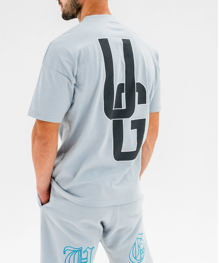 UNDRGROUND Straight Cut Tee (Off Blue)