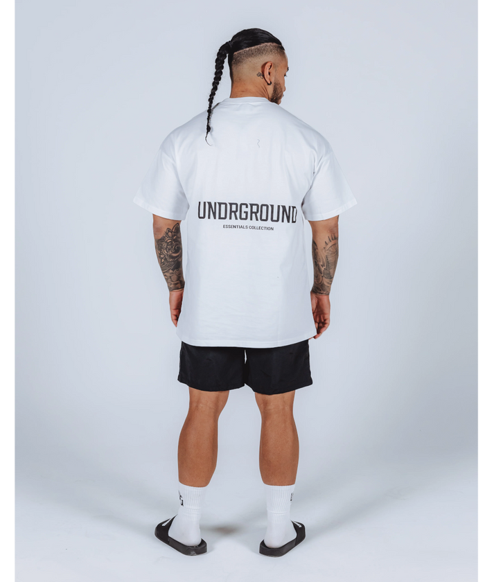UNDRGROUND Summer Swim Shorts (Black/White)
