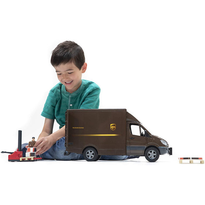 UPS MB Sprinter Truck w/Driver & Accesories