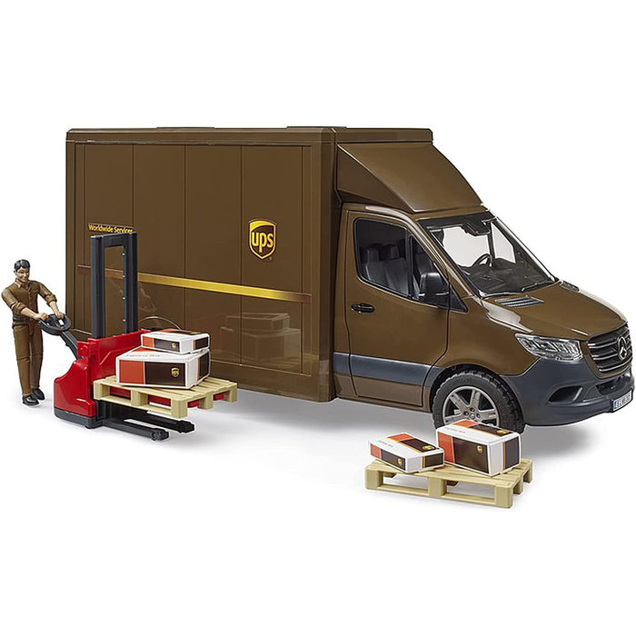 UPS MB Sprinter Truck w/Driver & Accesories