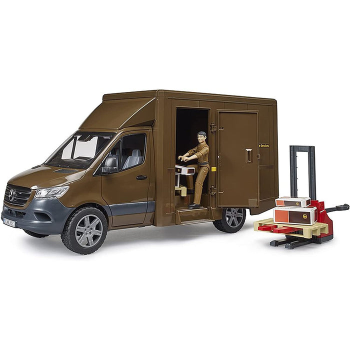 UPS MB Sprinter Truck w/Driver & Accesories