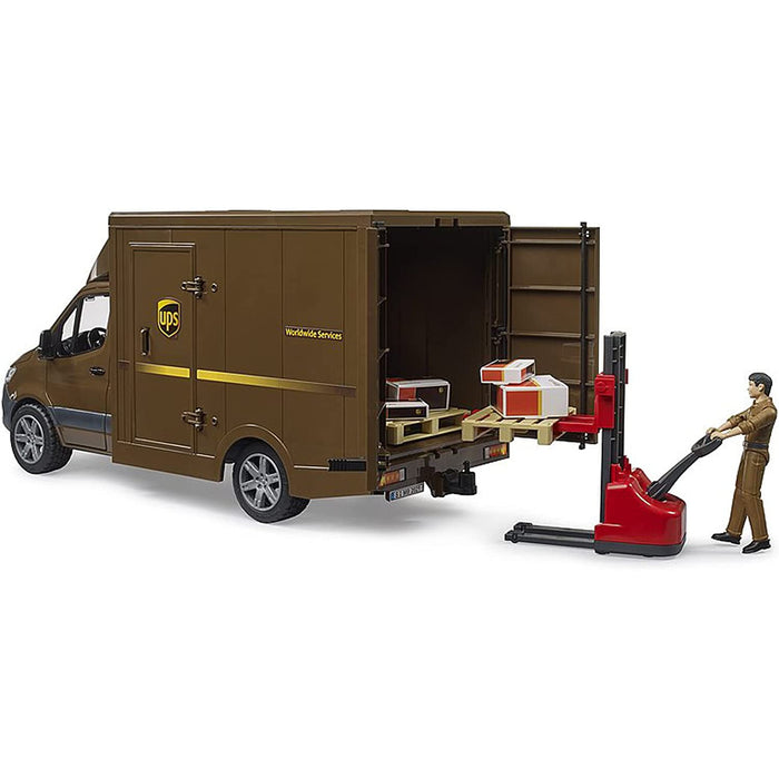 UPS MB Sprinter Truck w/Driver & Accesories