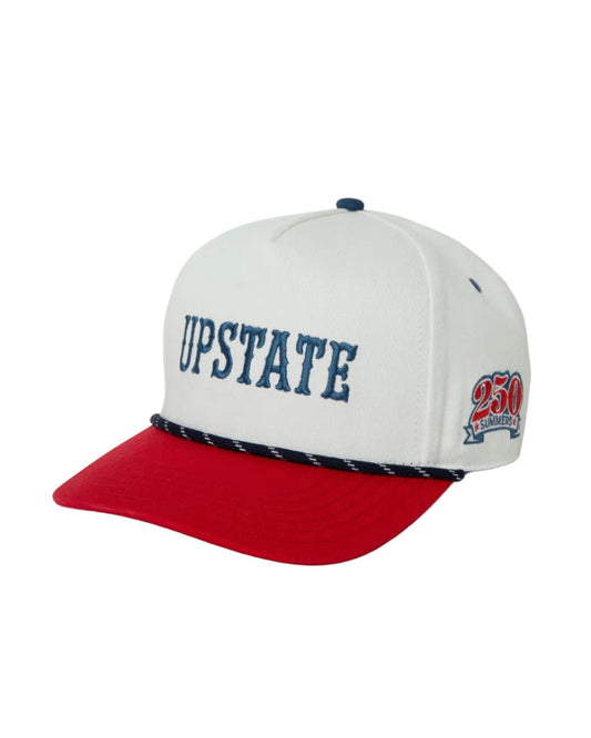 Upstate Gothic Rope Hat - White/Blue Rope