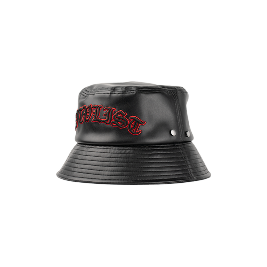 Vegan Leather Bucket Hat