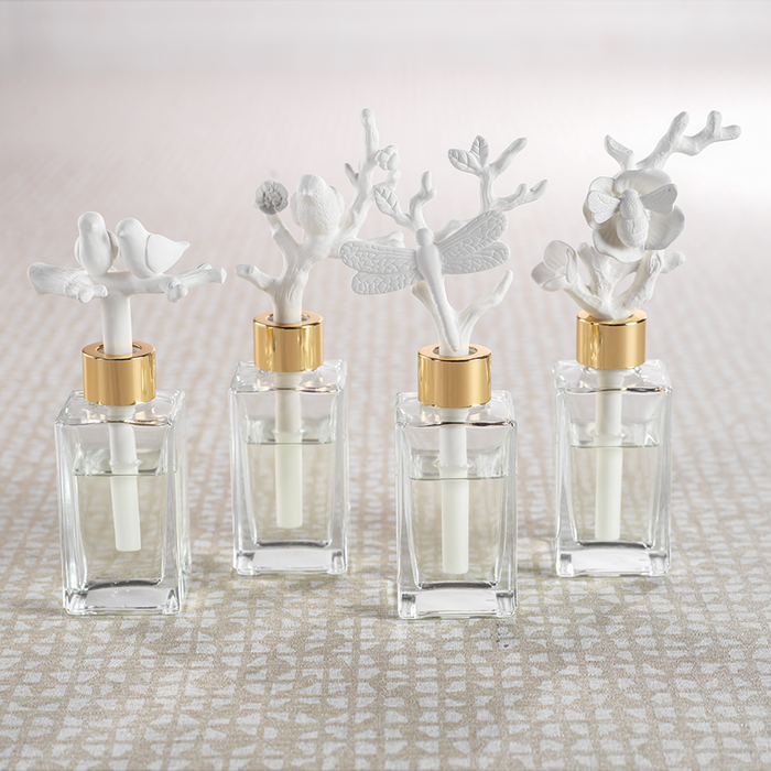 Veranda Porcelain Diffuser - French Gardenia - Diffusers by Carlyle Avenue