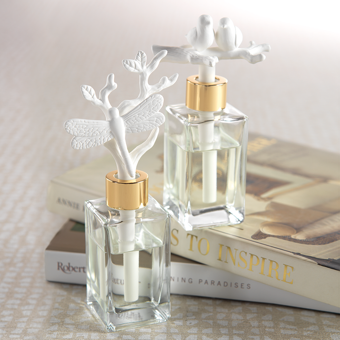 Veranda Porcelain Diffuser - French Gardenia - Diffusers by Carlyle Avenue