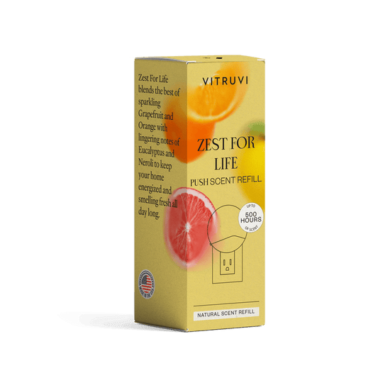 Vitruvi | Zest for Life Push Wall Diffuser Refill - Vitruvi - Living with Ivey