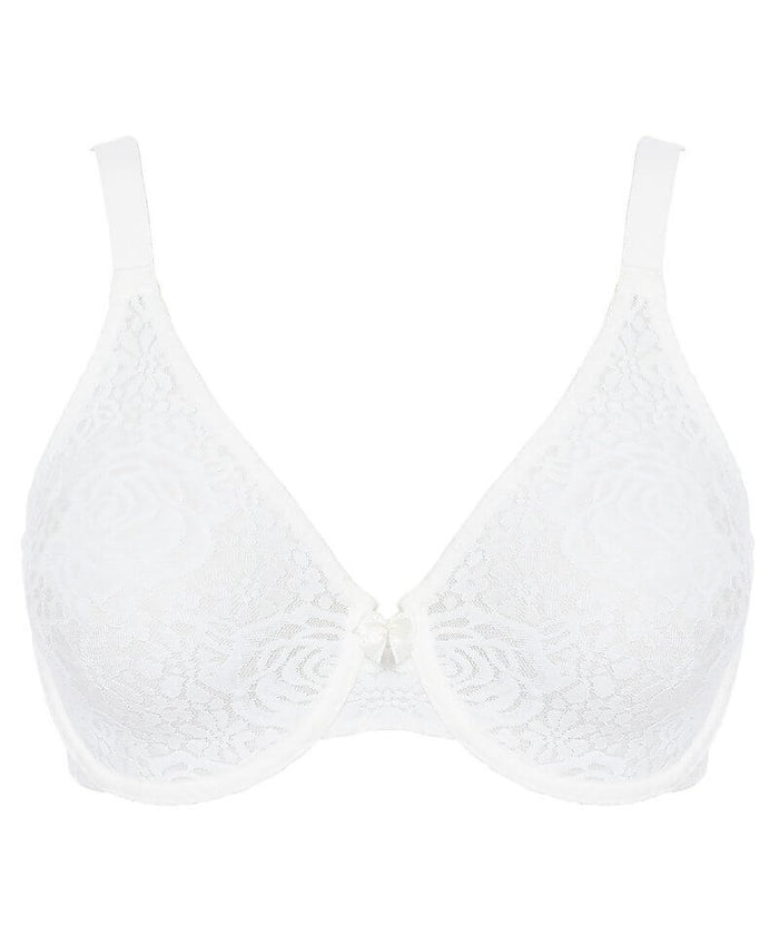 Wacoal Halo Lace Moulded Underwire Bra - Ivory Bras