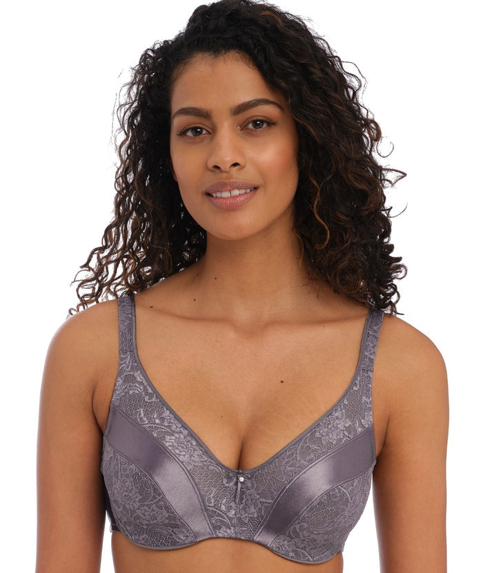 Wacoal Noir Minimizer Underwired Bra - Argent