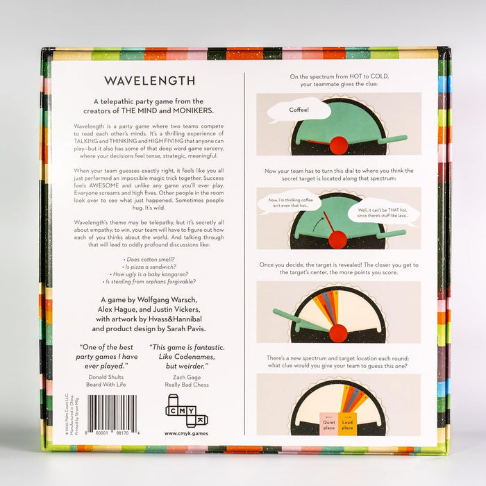 Back of Wavelengh box