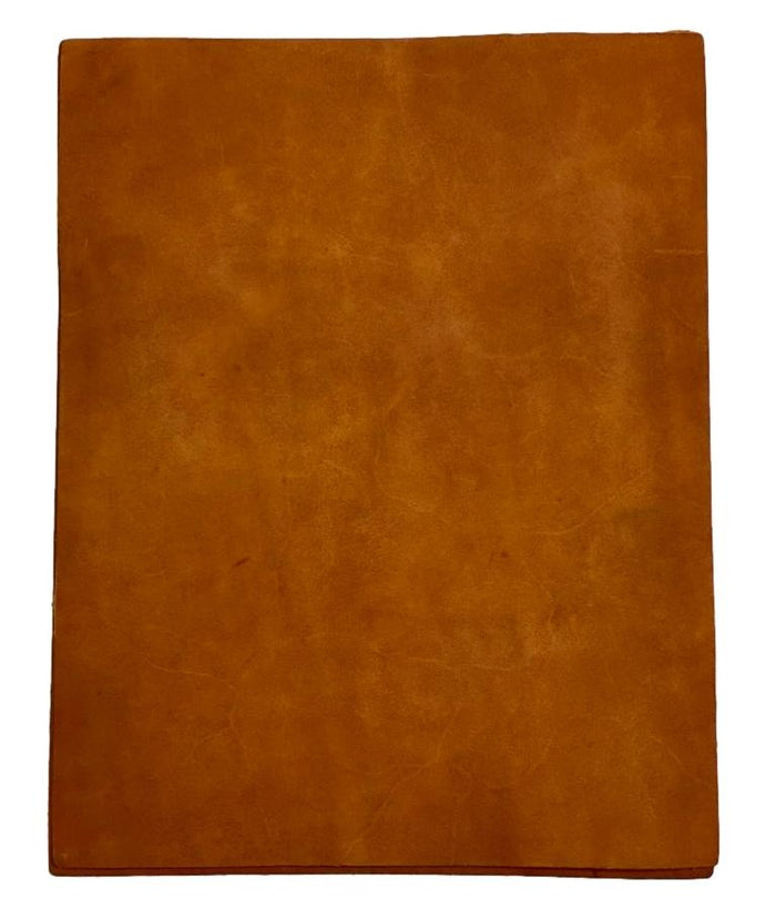 Whiskey Crazy Horse Leather, 8.5 × 11 in shown in a full product view