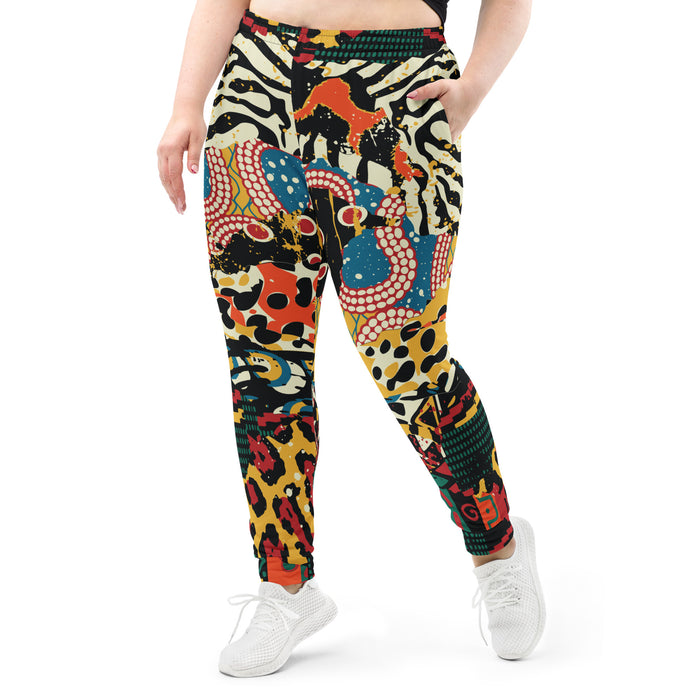 Wild Animal Print Women's Joggers - Bloom Seventy Seven