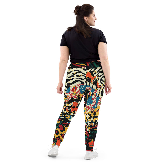 Wild Animal Print Women's Joggers - Bloom Seventy Seven