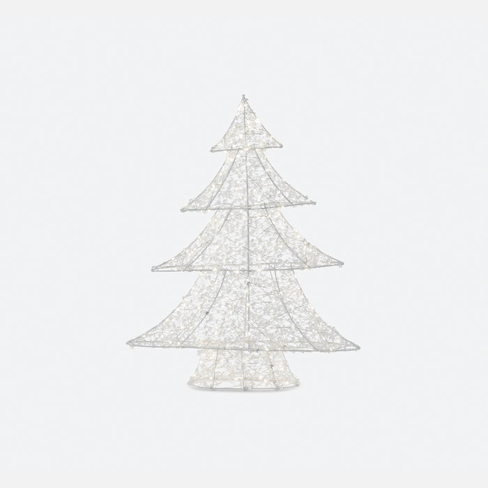 Wire Frame Lit Christmas Tree - 23.5"