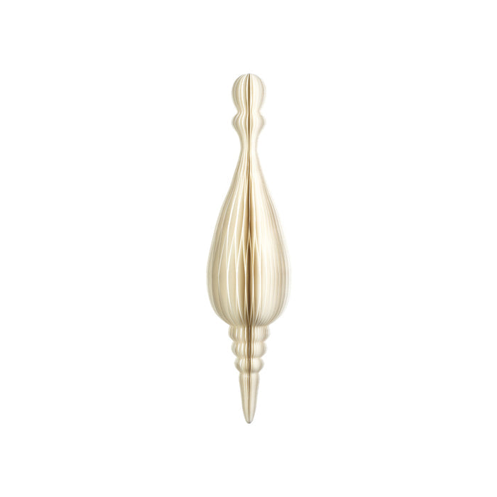Wish Paper Elongated Droplet Pendant - Holiday Ornaments by Carlyle Avenue