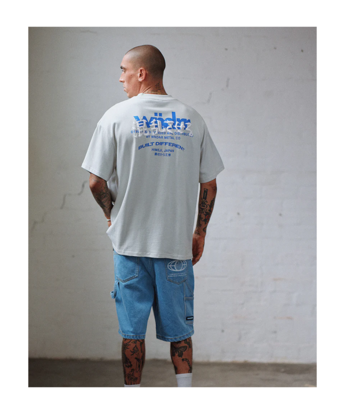 WNDRR Forged Heavy Weight Tee (Oyster)