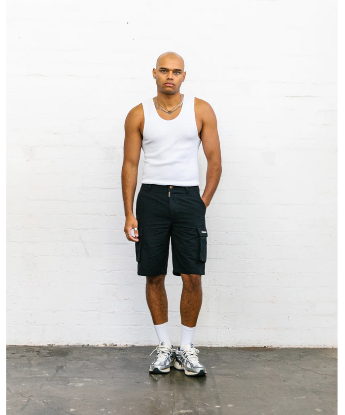 WNDRR Hijack Cargo Short (Black)