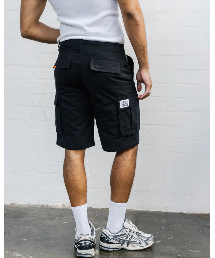 WNDRR Hijack Cargo Short (Black)