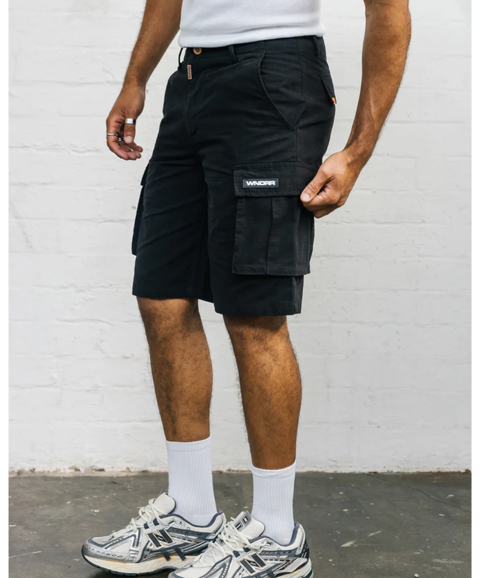 WNDRR Hijack Cargo Short (Black)
