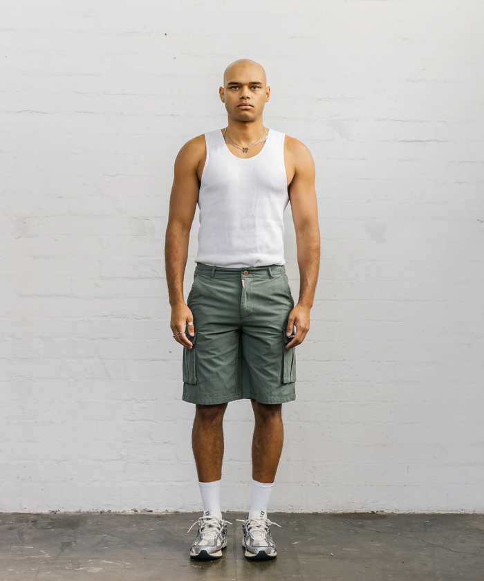 WNDRR Hijack Cargo Short (Dark Green)