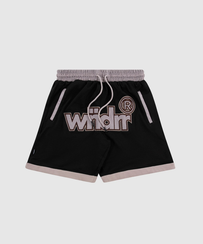 WNDRR Offcut Court Short (Black/Gold)