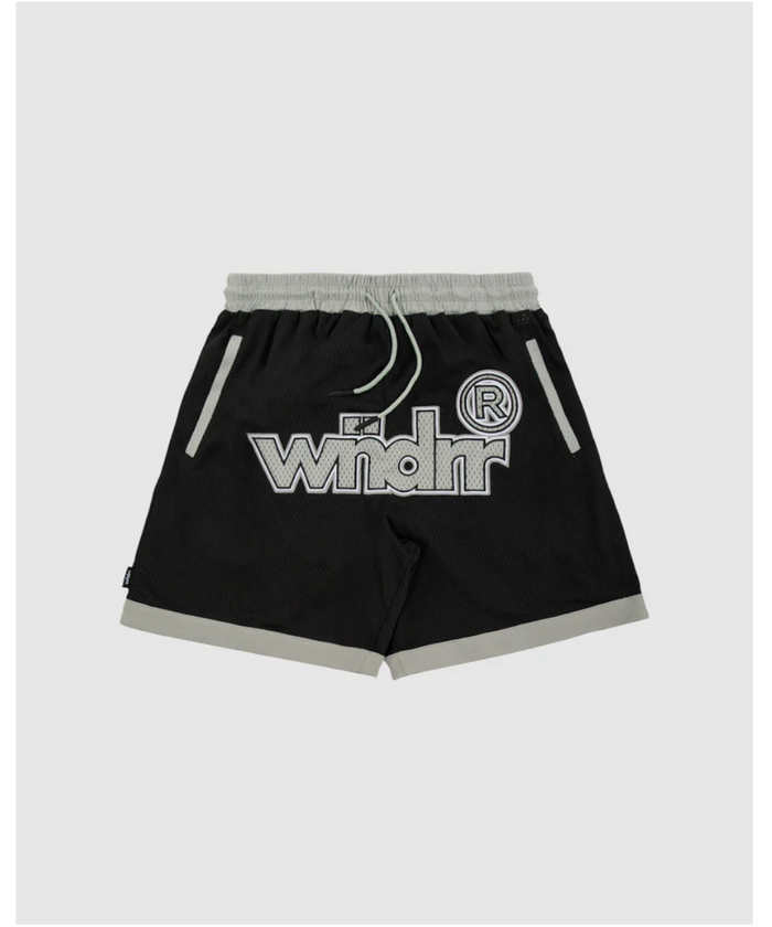 WNDRR Offcut Court Short (Black/Grey)